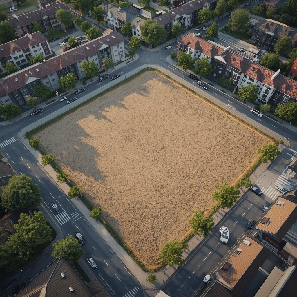 Residential plot with wide development potential